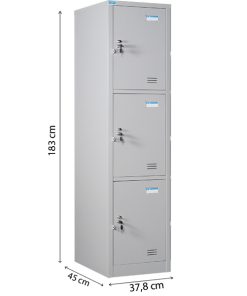 Tủ Locker 3 khoang TU983