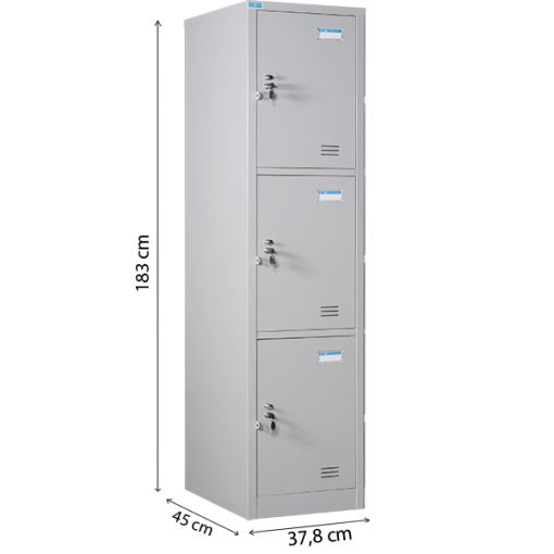 Tủ Locker 3 khoang TU983