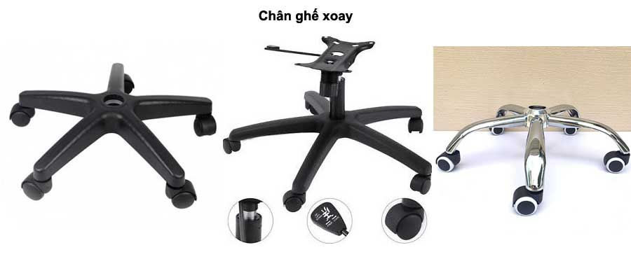 cách tháo bánh xe ghế xoay